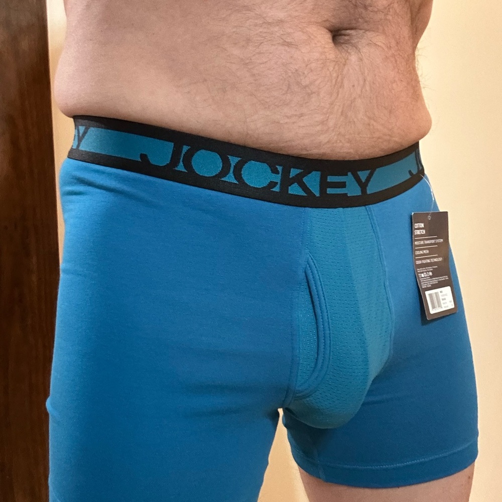 Jockey Men's Blue Boxer Briefs
